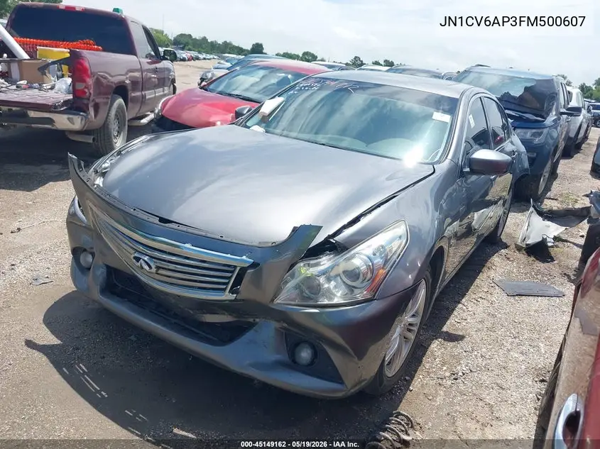 2015 Infiniti Q40 VIN: JN1CV6AP3FM500607 Lot: 45149162