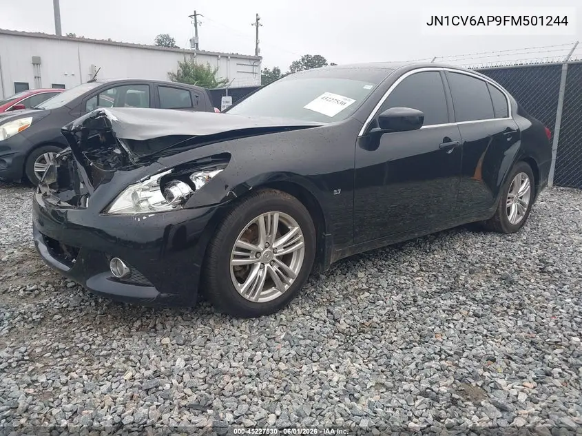 2015 Infiniti Q40 VIN: JN1CV6AP9FM501244 Lot: 45227530