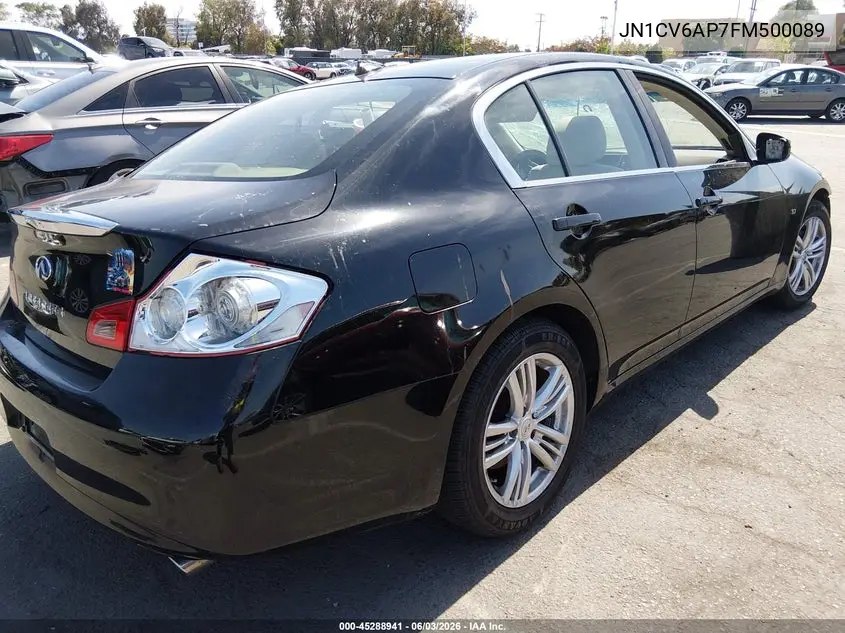 2015 Infiniti Q40 VIN: JN1CV6AP7FM500089 Lot: 45288941