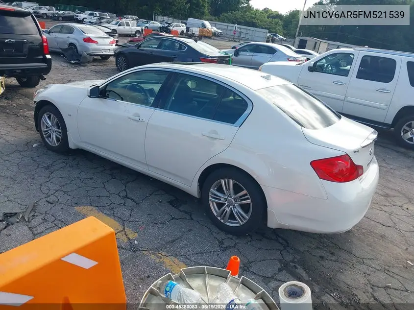 2015 Infiniti Q40 VIN: JN1CV6AR5FM521539 Lot: 45380083