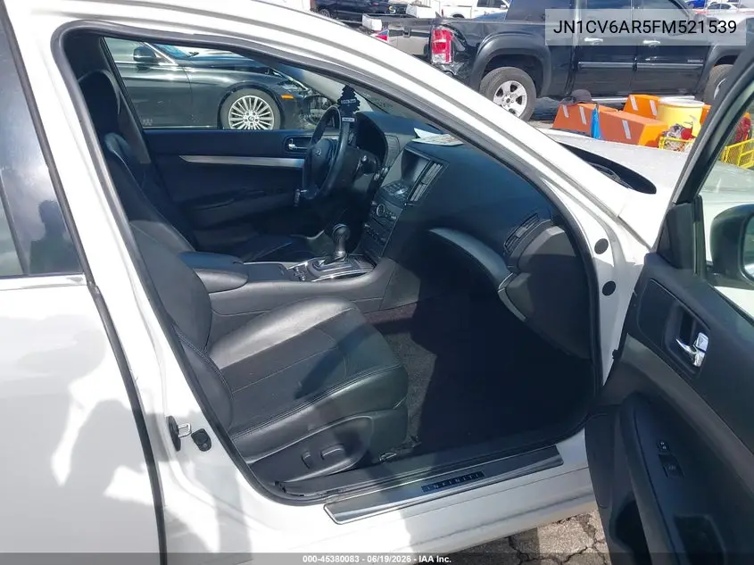 2015 Infiniti Q40 VIN: JN1CV6AR5FM521539 Lot: 45380083
