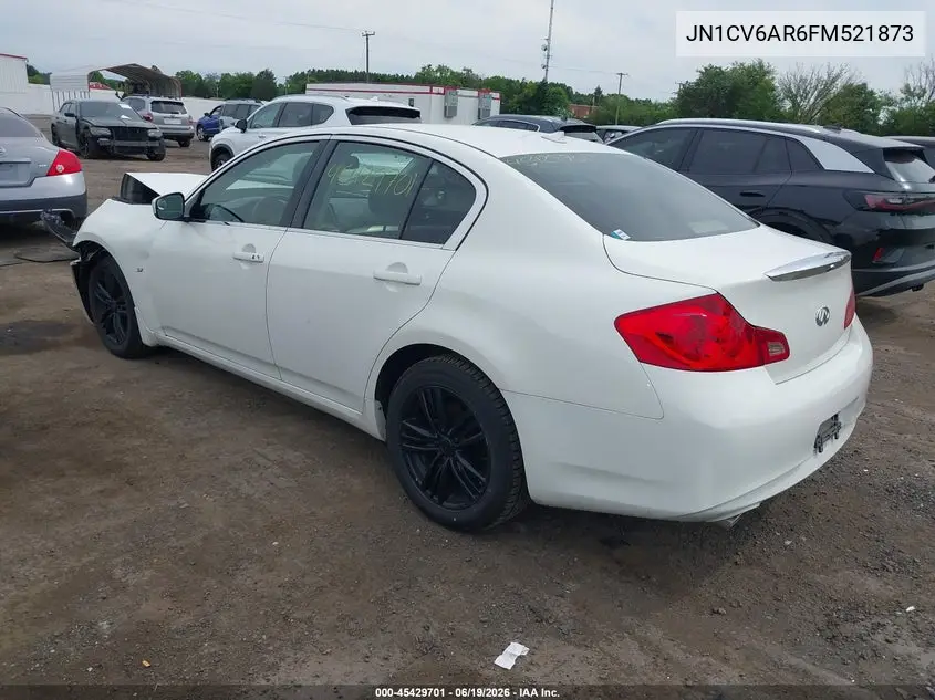 2015 Infiniti Q40 VIN: JN1CV6AR6FM521873 Lot: 45429701