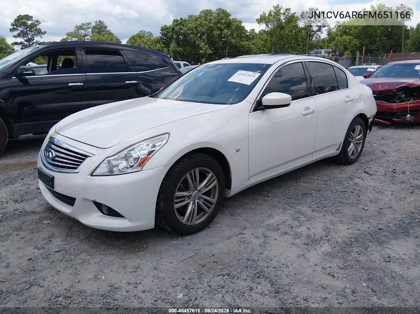 2015 Infiniti Q40 VIN: JN1CV6AR6FM651166 Lot: 45457615