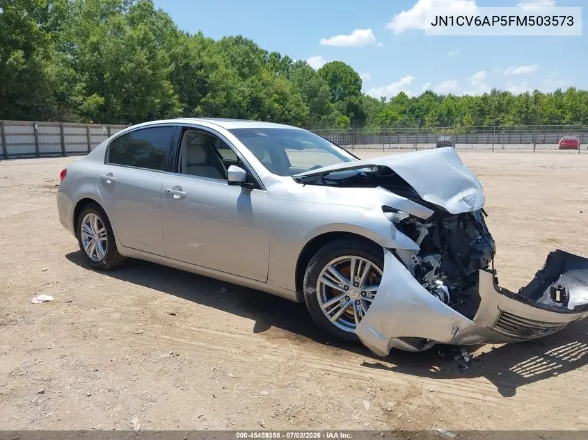 2015 Infiniti Q40 VIN: JN1CV6AP5FM503573 Lot: 45459358