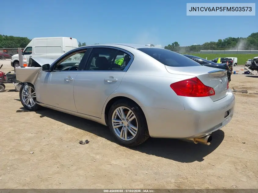 2015 Infiniti Q40 VIN: JN1CV6AP5FM503573 Lot: 45459358