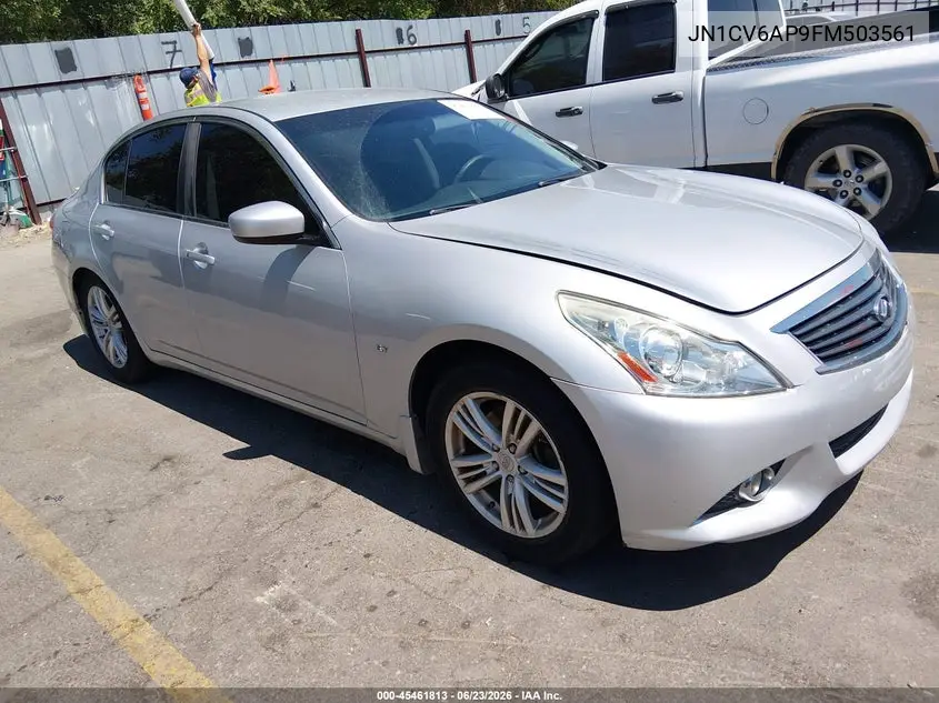 2015 Infiniti Q40 VIN: JN1CV6AP9FM503561 Lot: 45461813