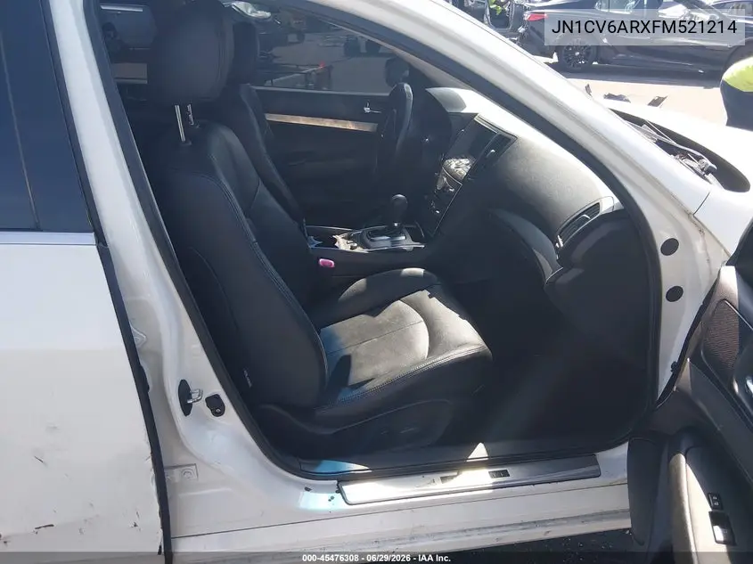 2015 Infiniti Q40 VIN: JN1CV6ARXFM521214 Lot: 45476308