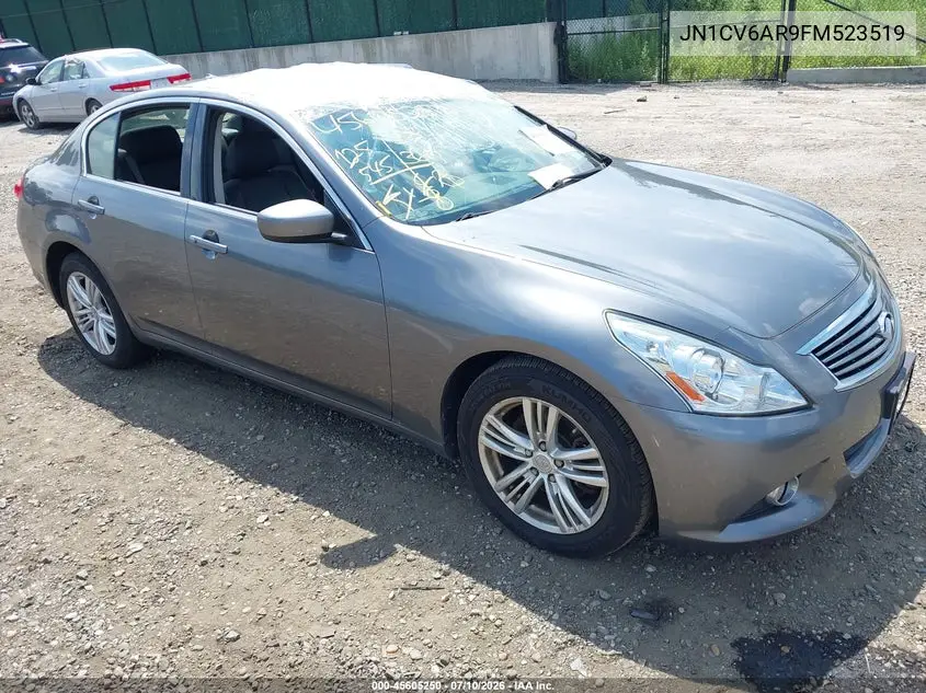 2015 Infiniti Q40 VIN: JN1CV6AR9FM523519 Lot: 45605250