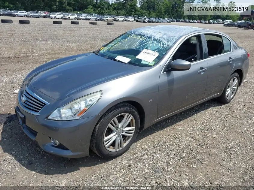 2015 Infiniti Q40 VIN: JN1CV6AR9FM523519 Lot: 45605250