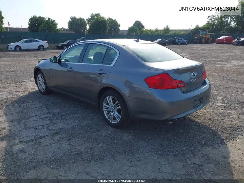 2015 Infiniti Q40 VIN: JN1CV6ARXFM523044 Lot: 45625474