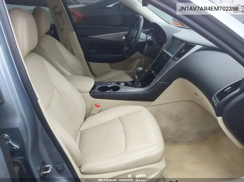 JN1AV7AR4EM702398 2014 Infiniti Q50 Hybrid Premium