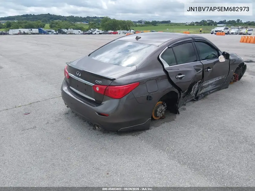 2014 Infiniti Q50 Premium VIN: JN1BV7AP5EM682973 Lot: 45483403