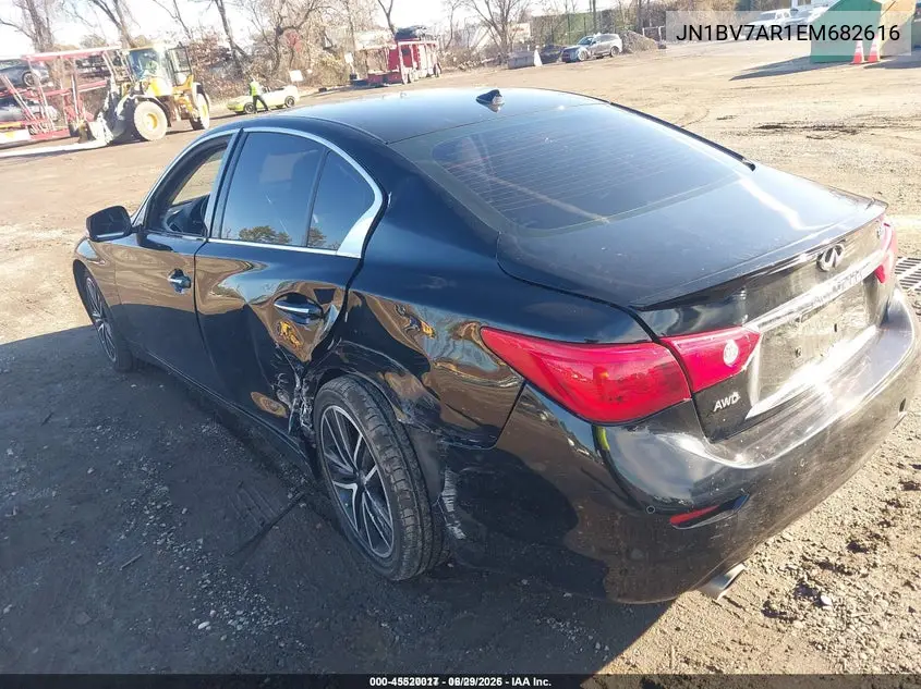 JN1BV7AR1EM682616 2014 Infiniti Q50 Premium