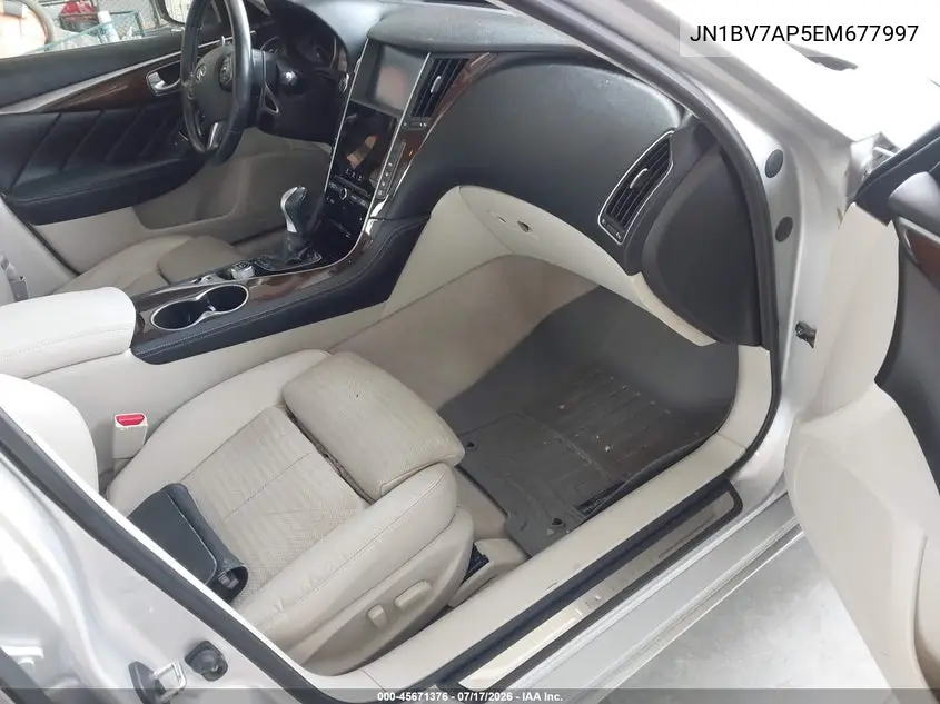 2014 Infiniti Q50 Sport VIN: JN1BV7AP5EM677997 Lot: 45671376