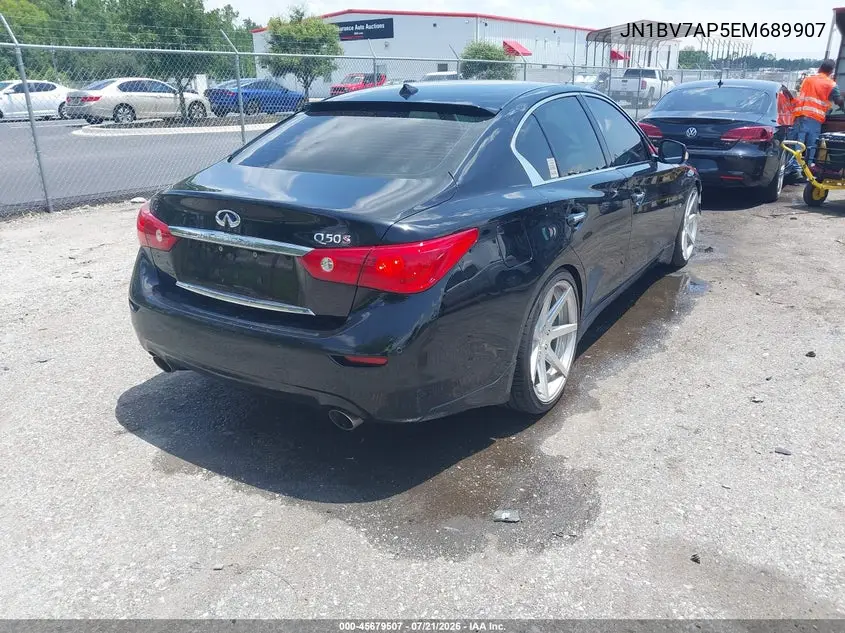 2014 Infiniti Q50 Sport VIN: JN1BV7AP5EM689907 Lot: 45679507