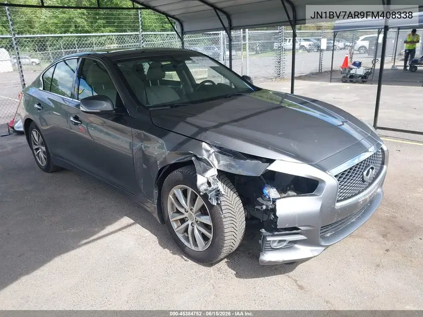 2015 Infiniti Q50 Premium VIN: JN1BV7AR9FM408338 Lot: 45384752
