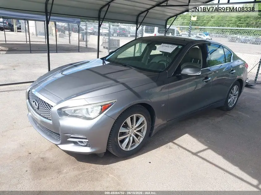 2015 Infiniti Q50 Premium VIN: JN1BV7AR9FM408338 Lot: 45384752