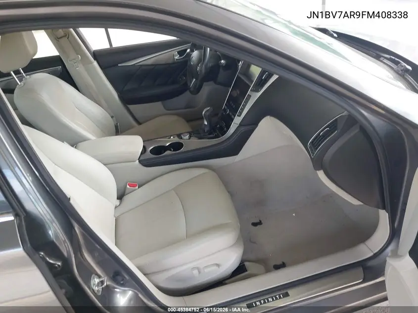 2015 Infiniti Q50 Premium VIN: JN1BV7AR9FM408338 Lot: 45384752