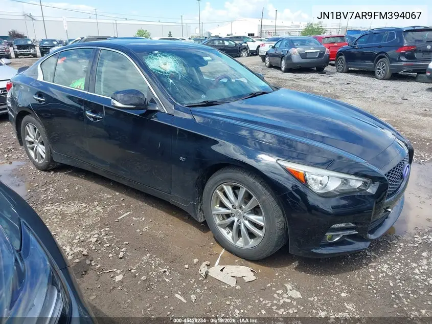 2015 Infiniti Q50 Premium VIN: JN1BV7AR9FM394067 Lot: 45429234