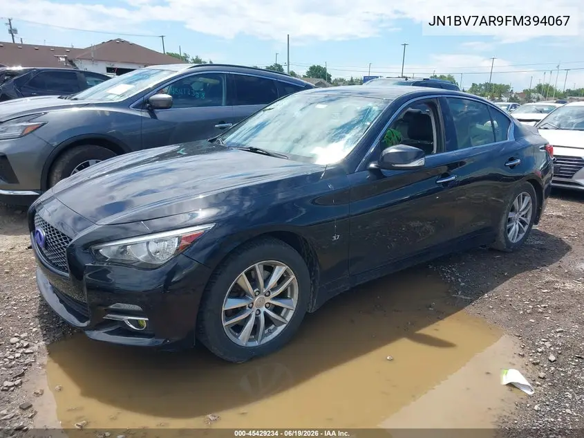 2015 Infiniti Q50 Premium VIN: JN1BV7AR9FM394067 Lot: 45429234