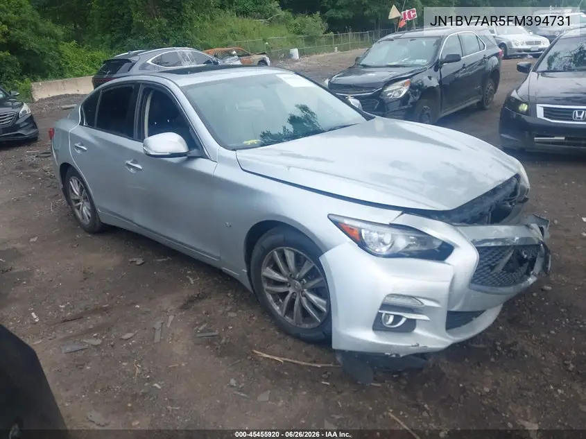 2015 Infiniti Q50 Premium VIN: JN1BV7AR5FM394731 Lot: 45455920