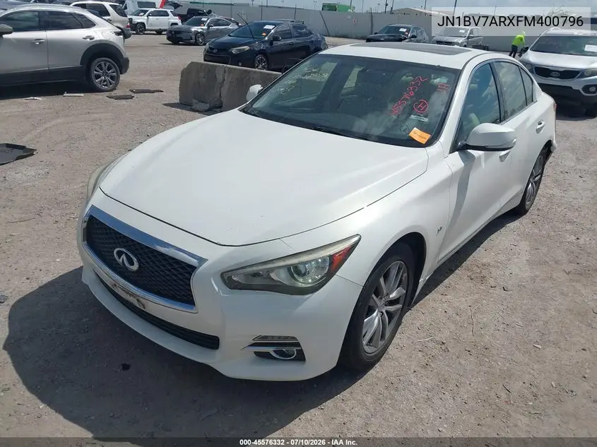 2015 Infiniti Q50 Premium VIN: JN1BV7ARXFM400796 Lot: 45576332