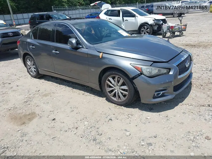 2015 Infiniti Q50 Premium VIN: JN1BV7AR9FM421865 Lot: 45584494