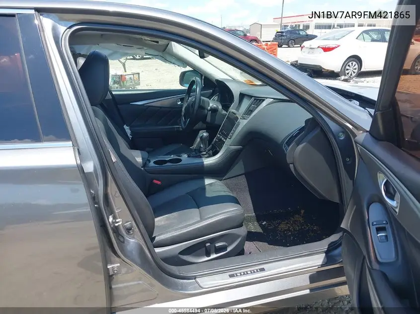 2015 Infiniti Q50 Premium VIN: JN1BV7AR9FM421865 Lot: 45584494