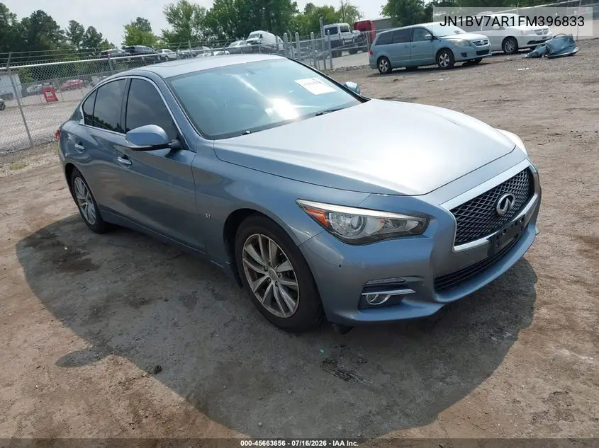 2015 Infiniti Q50 Premium VIN: JN1BV7AR1FM396833 Lot: 45663656