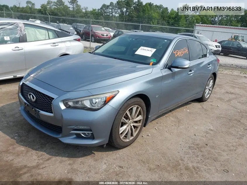 2015 Infiniti Q50 Premium VIN: JN1BV7AR1FM396833 Lot: 45663656