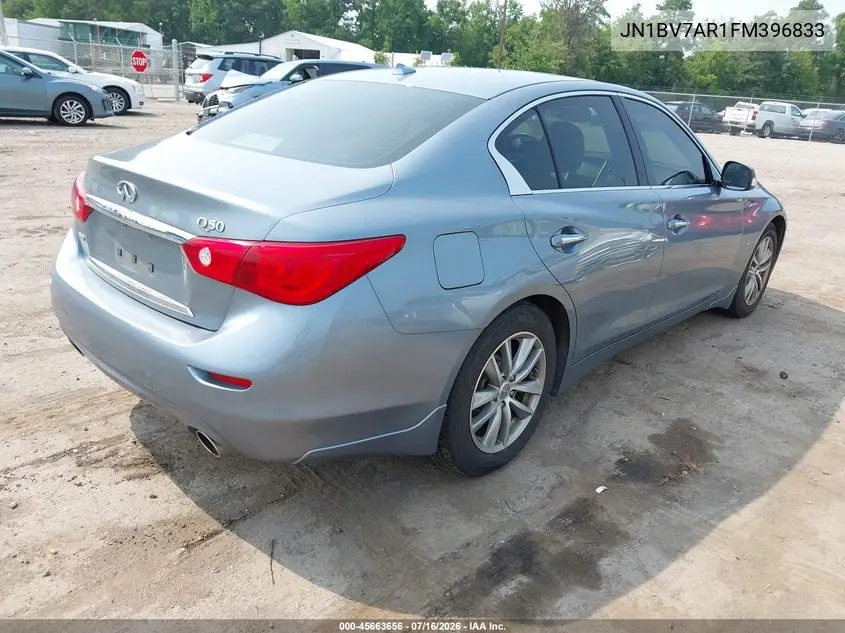 2015 Infiniti Q50 Premium VIN: JN1BV7AR1FM396833 Lot: 45663656