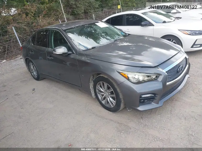 2015 Infiniti Q50 Premium VIN: JN1BV7AR8FM408122 Lot: 45667511