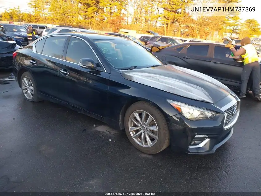 JN1EV7AP1HM737369 2017 Infiniti Q50 3.0T Premium