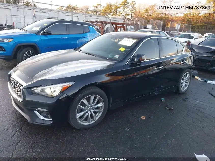 JN1EV7AP1HM737369 2017 Infiniti Q50 3.0T Premium