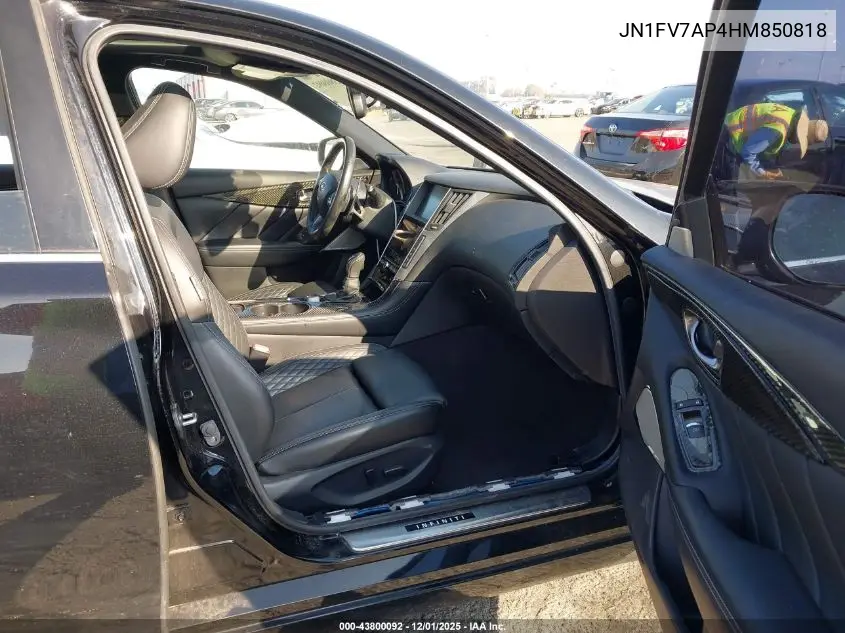 JN1FV7AP4HM850818 2017 Infiniti Q50 3.0T Red Sport 400
