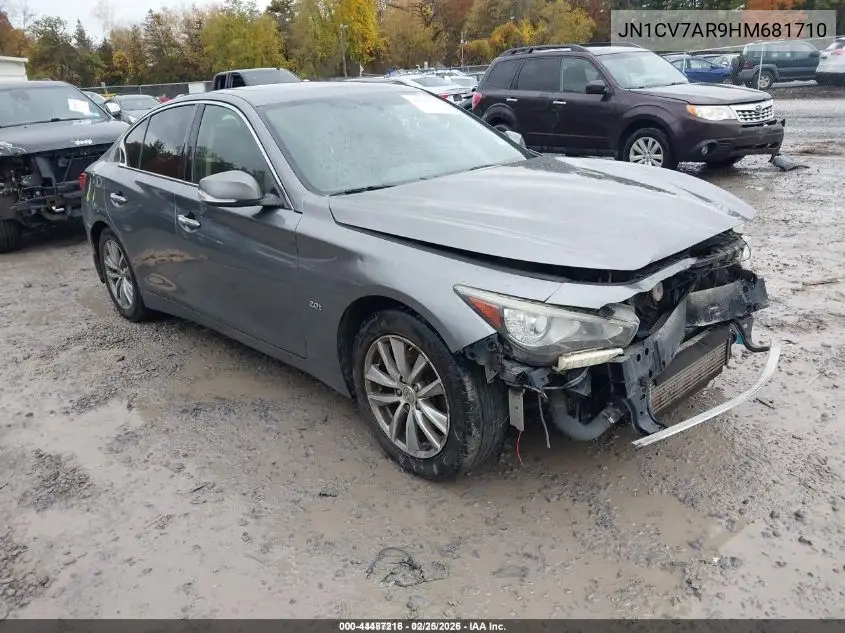 JN1CV7AR9HM681710 2017 Infiniti Q50 2.0T Base