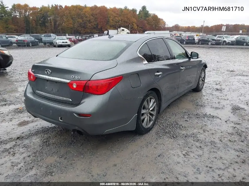 JN1CV7AR9HM681710 2017 Infiniti Q50 2.0T Base