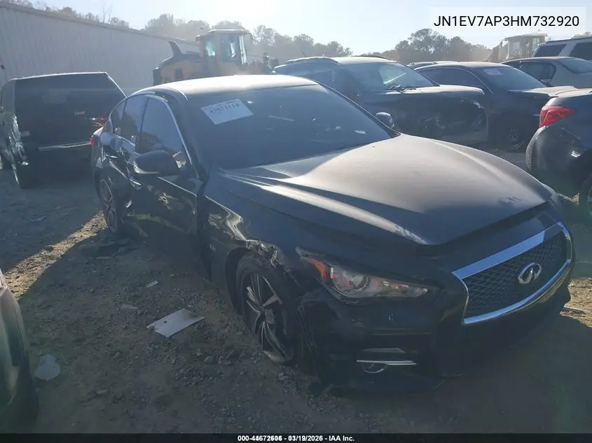 JN1EV7AP3HM732920 2017 Infiniti Q50 3.0T Premium