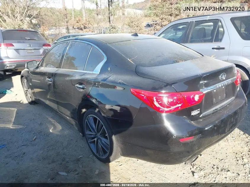 JN1EV7AP3HM732920 2017 Infiniti Q50 3.0T Premium