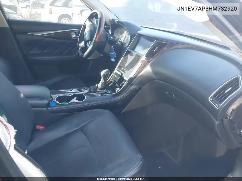 JN1EV7AP3HM732920 2017 Infiniti Q50 3.0T Premium