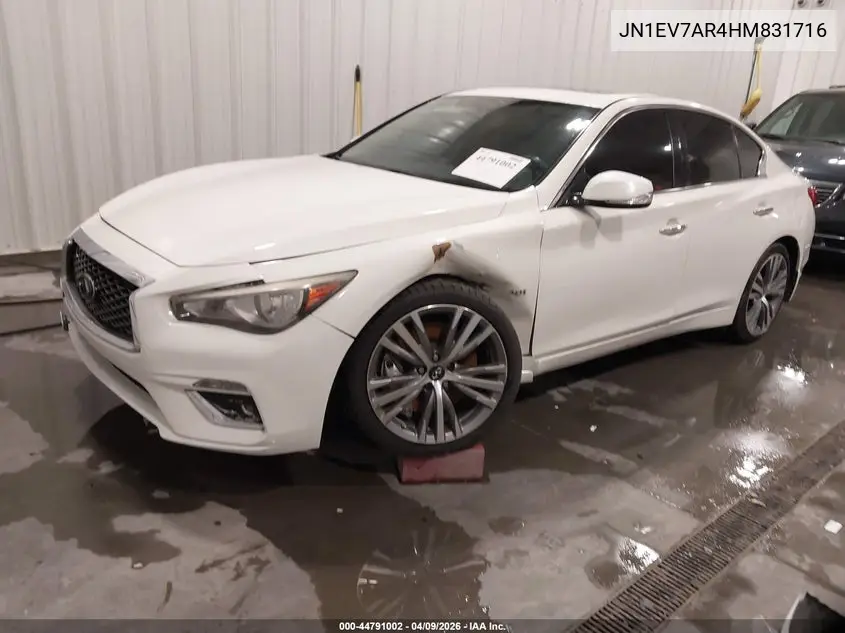 JN1EV7AR4HM831716 2017 Infiniti Q50 3.0T Sport