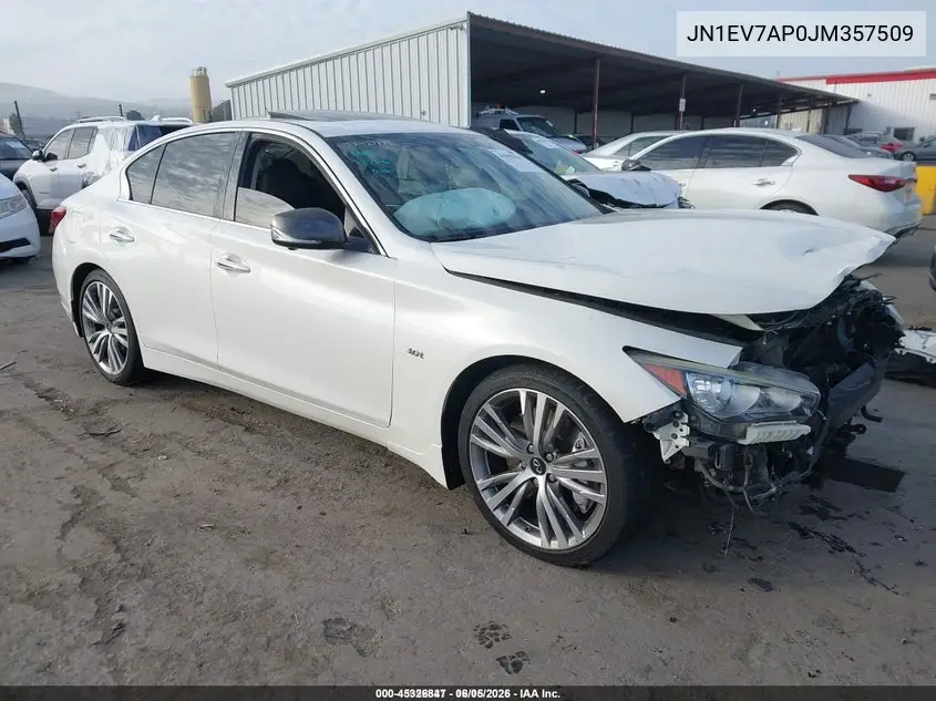JN1EV7AP0JM357509 2018 Infiniti Q50 3.0T Sport