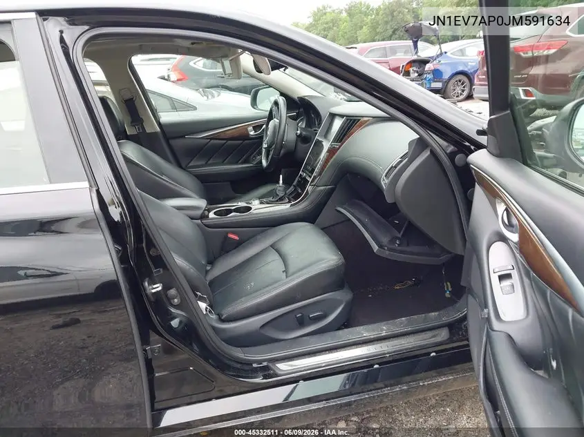 2018 Infiniti Q50 3.0T Luxe VIN: JN1EV7AP0JM591634 Lot: 45332511