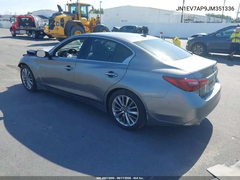 2018 Infiniti Q50 3.0T Luxe VIN: JN1EV7AP9JM351336 Lot: 45413085