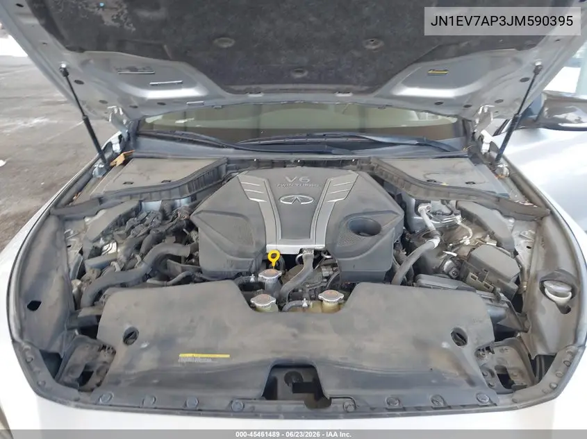 2018 Infiniti Q50 3.0T Luxe VIN: JN1EV7AP3JM590395 Lot: 45461489