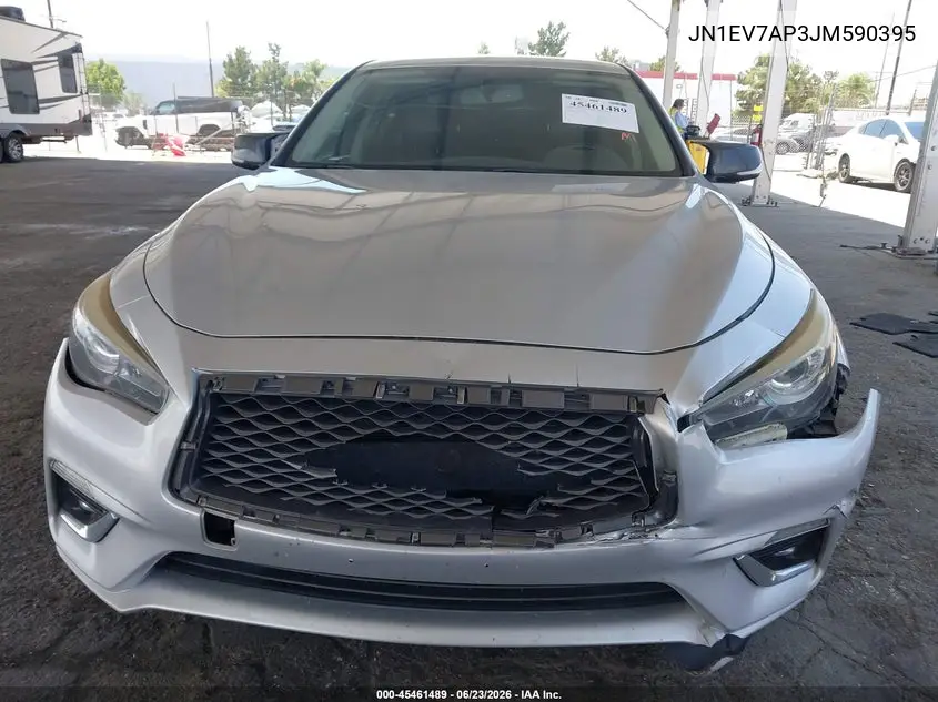 2018 Infiniti Q50 3.0T Luxe VIN: JN1EV7AP3JM590395 Lot: 45461489
