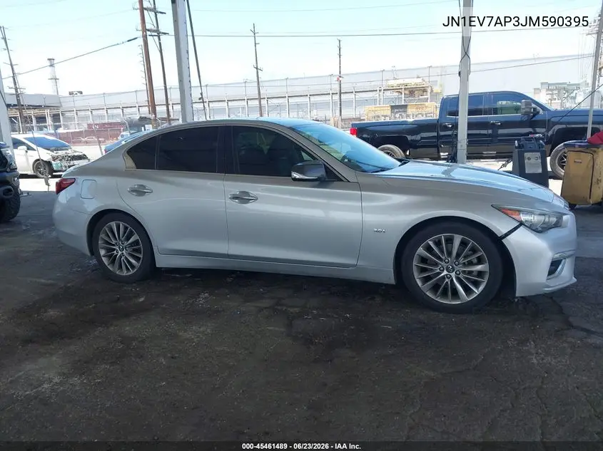 2018 Infiniti Q50 3.0T Luxe VIN: JN1EV7AP3JM590395 Lot: 45461489