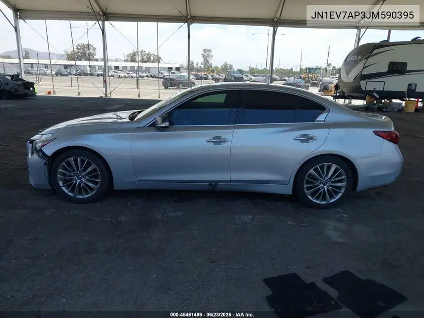 2018 Infiniti Q50 3.0T Luxe VIN: JN1EV7AP3JM590395 Lot: 45461489