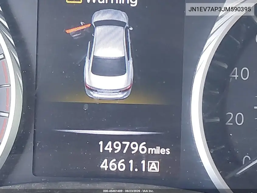 2018 Infiniti Q50 3.0T Luxe VIN: JN1EV7AP3JM590395 Lot: 45461489