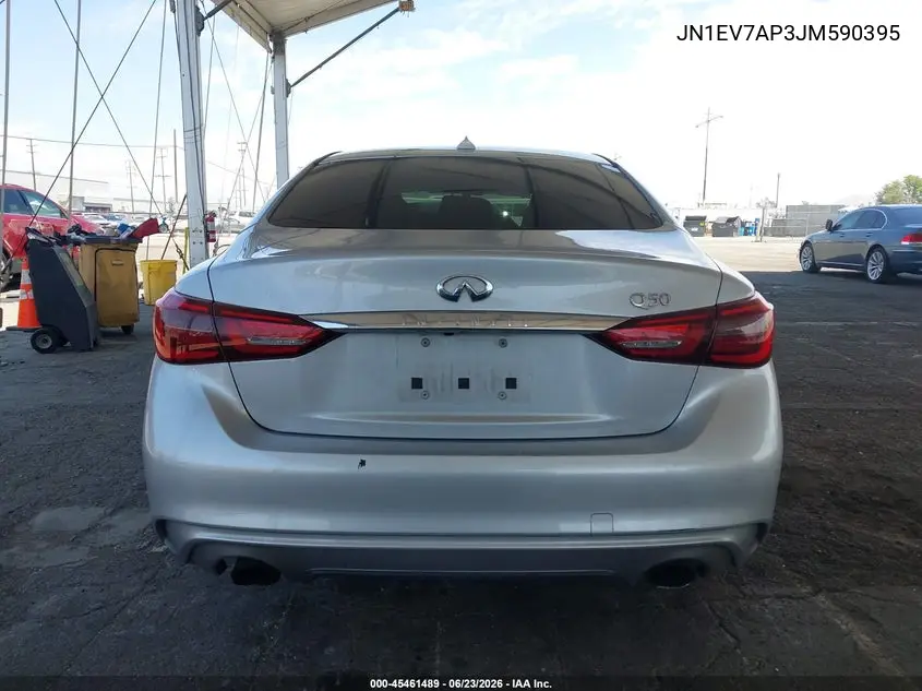 2018 Infiniti Q50 3.0T Luxe VIN: JN1EV7AP3JM590395 Lot: 45461489